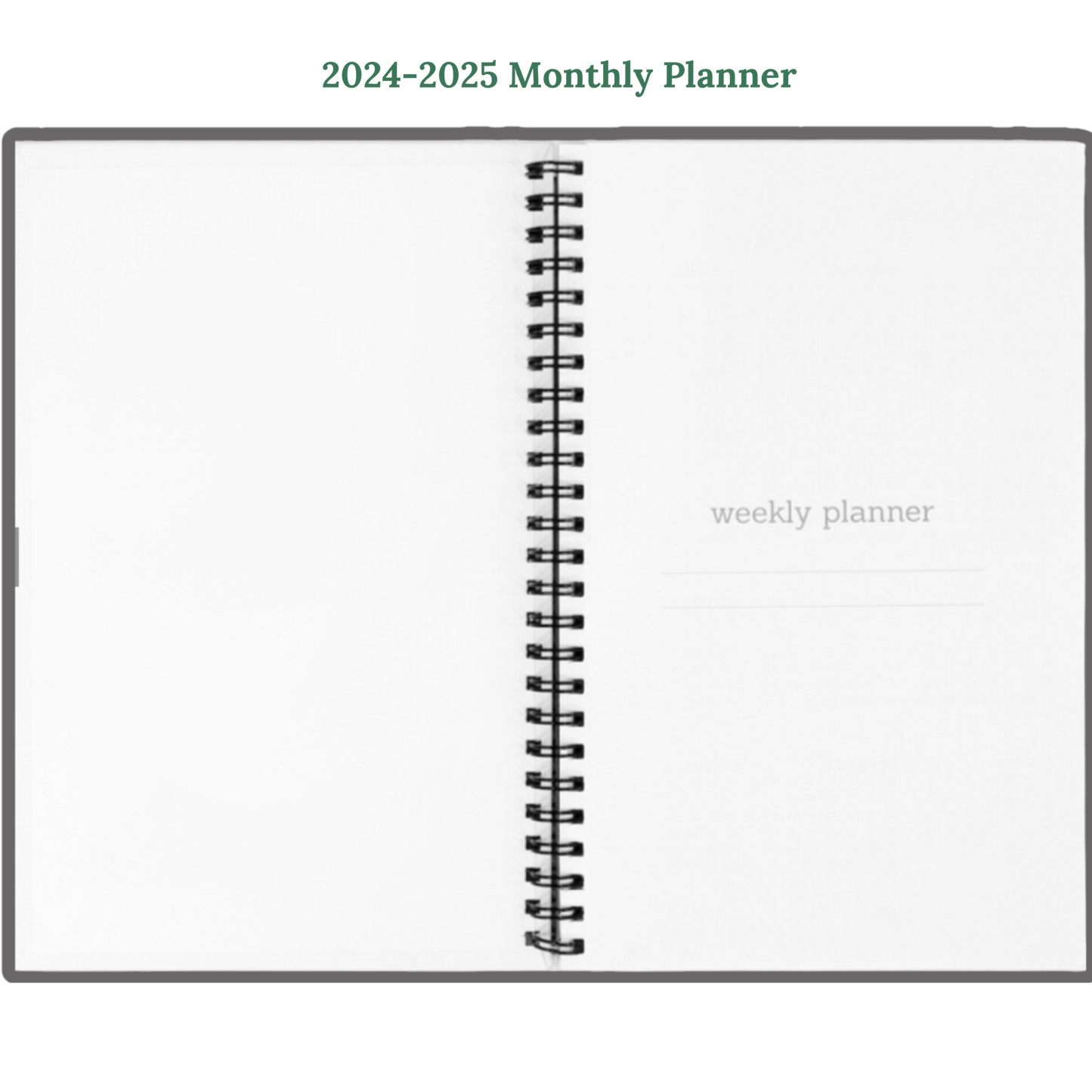 Personalized 2024-2025 Birds & Foliage Planner Hardcover Spiral 8.5 x 11