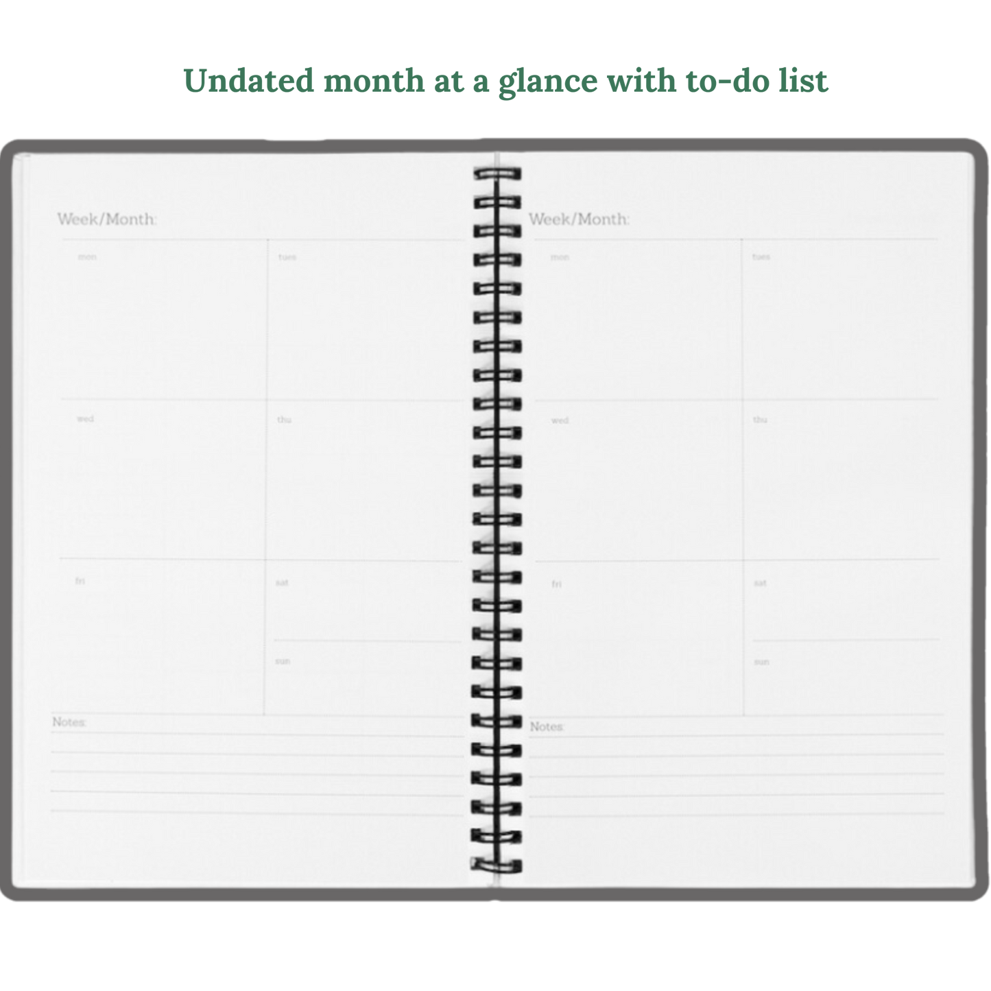 Personalized 2024-2025 Birds & Foliage Planner Hardcover Spiral 8.5 x 11