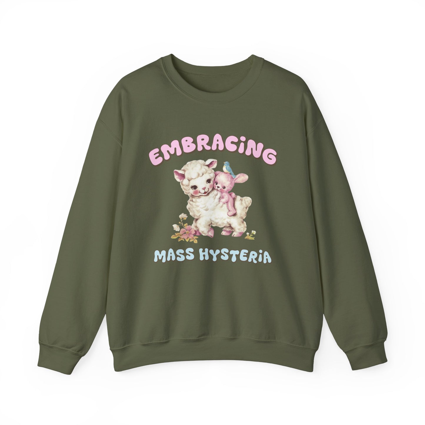 Embracing Mass Hysteria Sweatshirt Unisex Crewneck in 4 Colors