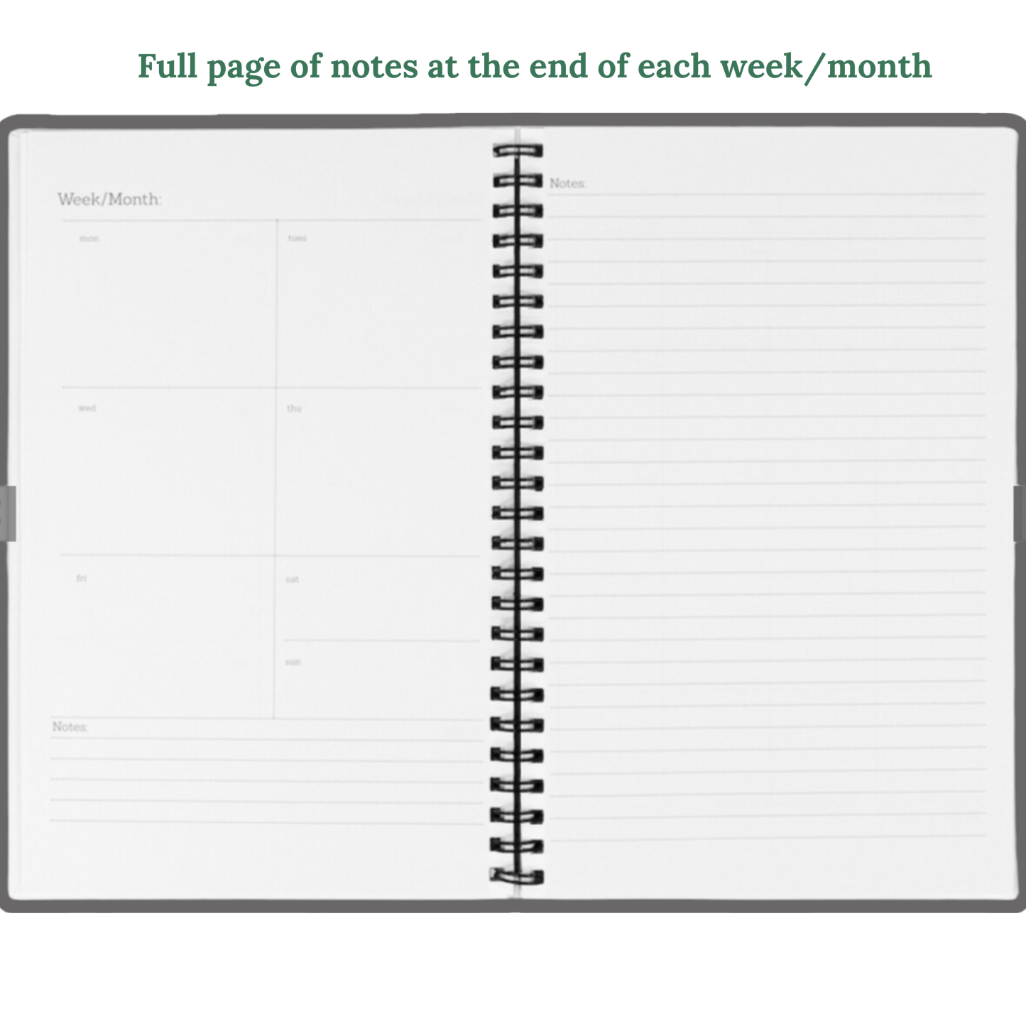 Personalized 2024-2025 Birds & Foliage Planner Hardcover Spiral 8.5 x 11