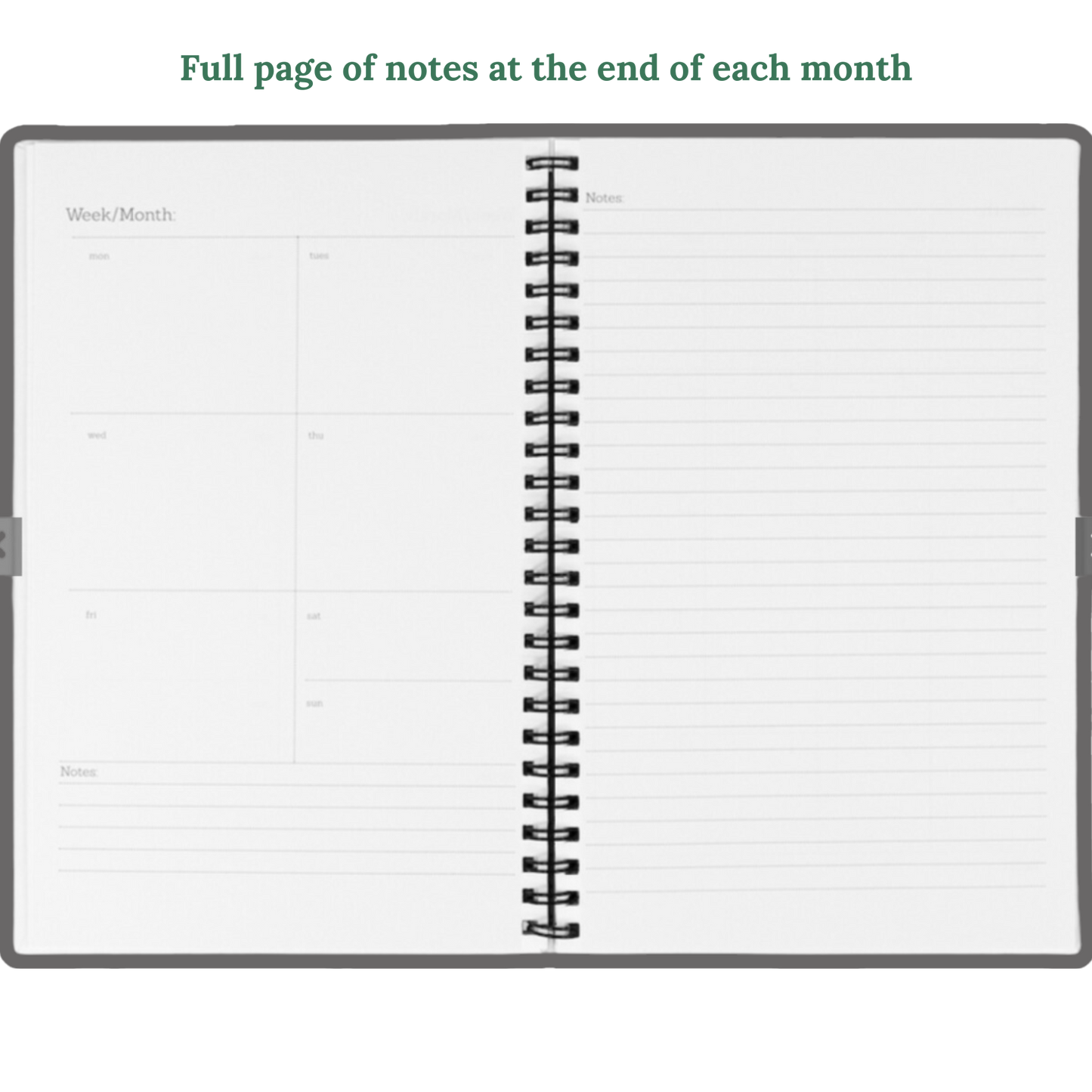 Personalized 2024-2025 Birds & Foliage Planner Hardcover Spiral 8.5 x 11