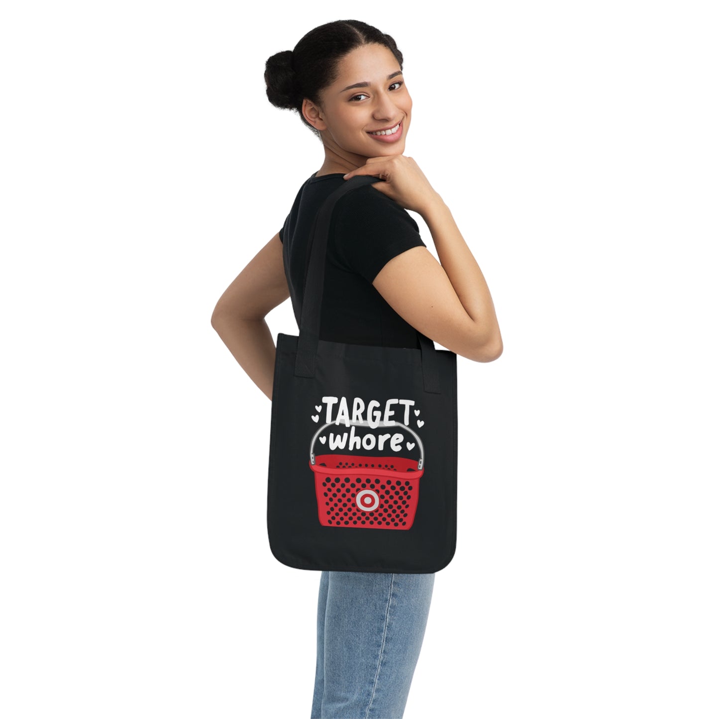 Target Whore Tote Bag, Eco-Friendly Organic Shopping Bag