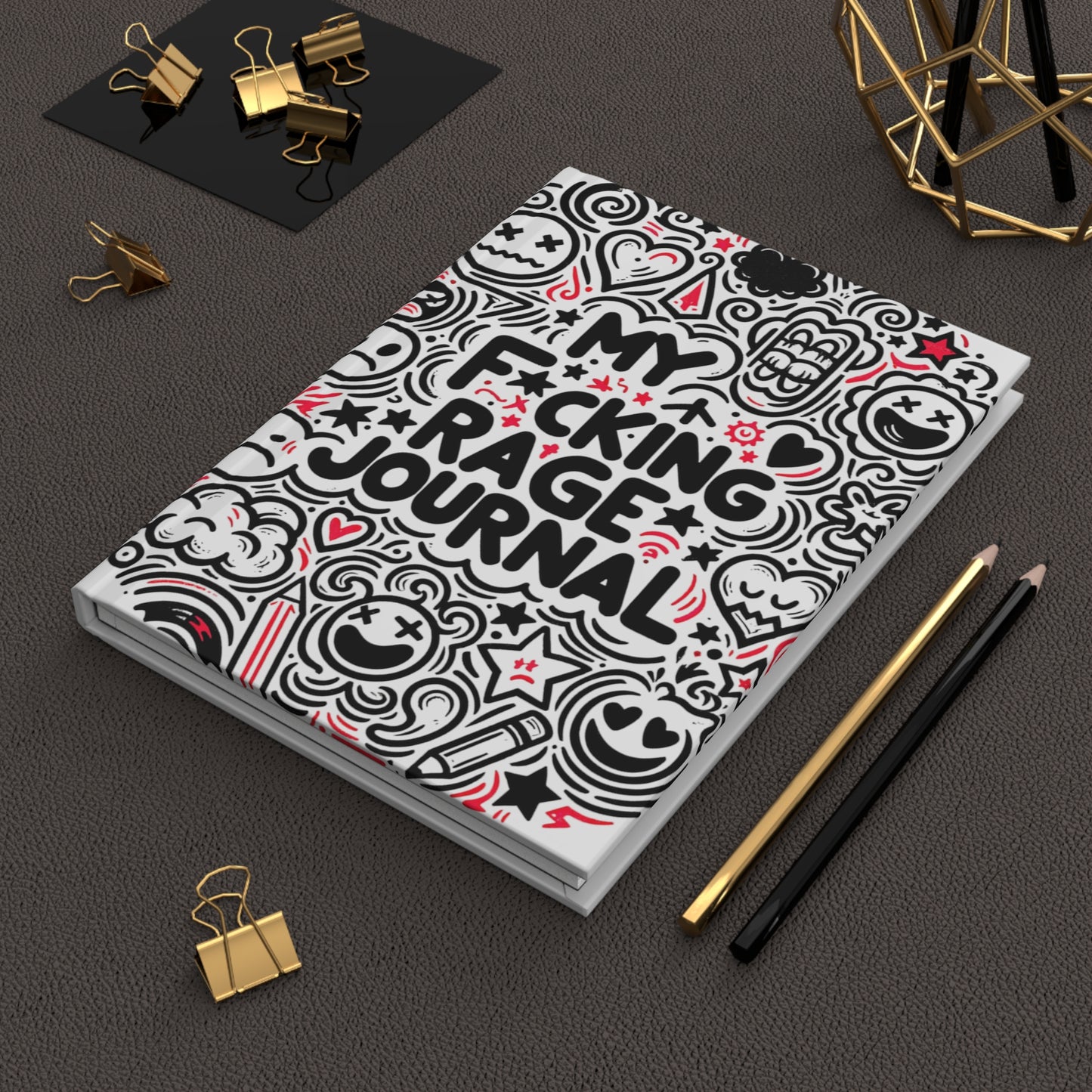 Unleash Your Inner Fury: My F*cking Rage Journal - A Therapeutic Outlet for Productive Emotions-5.75" x 8"