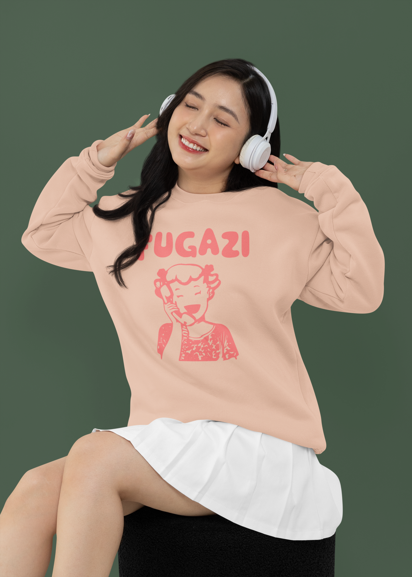 Fugazi Unisex Lightweight Crewneck Sweatshirt – Soft, Sustainable, Relaxed Fit