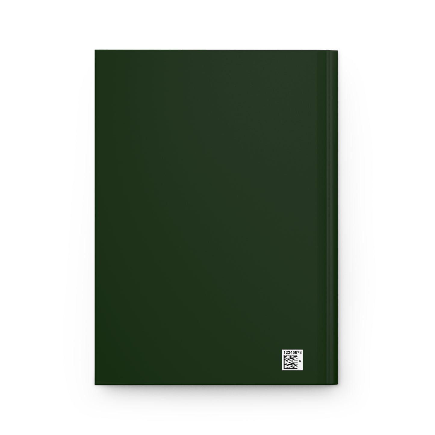 Daily Reminder Hardcover Journal Matte-Dark Green and Gold