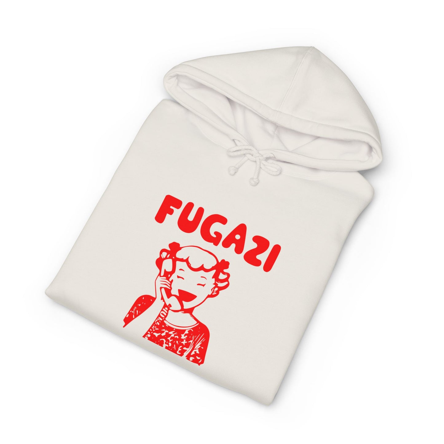 FUGAZI Hoodie – Retro Cartoon Graphic Unisex Heavyweight Hooded Sweatshi