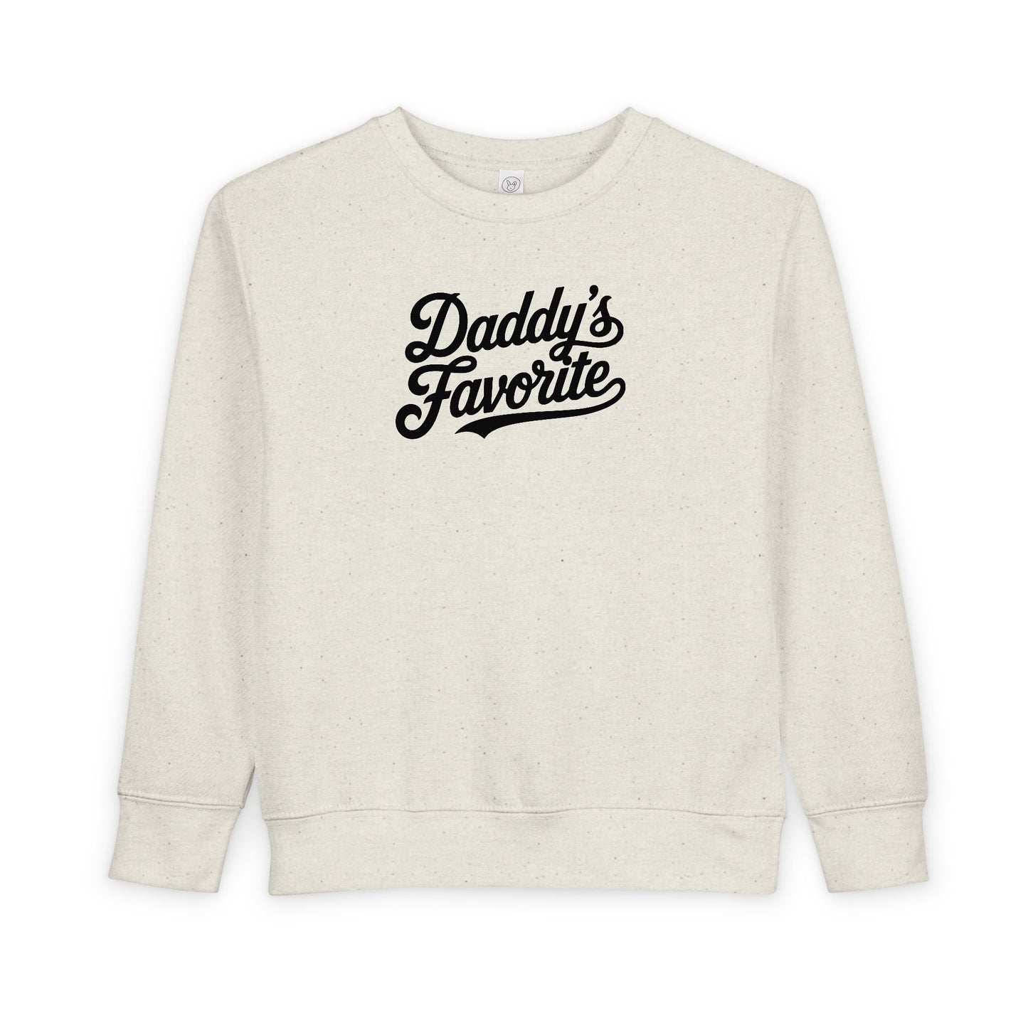 Daddy’s Favorite Toddler Sweatshirt | Cute Cozy Kids Crewneck | Funny Gift for Daddy’s Girl or Boy