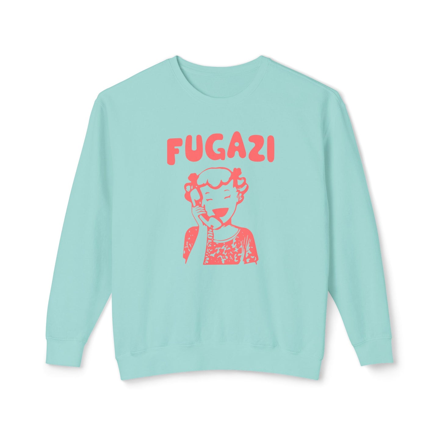Fugazi Unisex Lightweight Crewneck Sweatshirt – Soft, Sustainable, Relaxed Fit