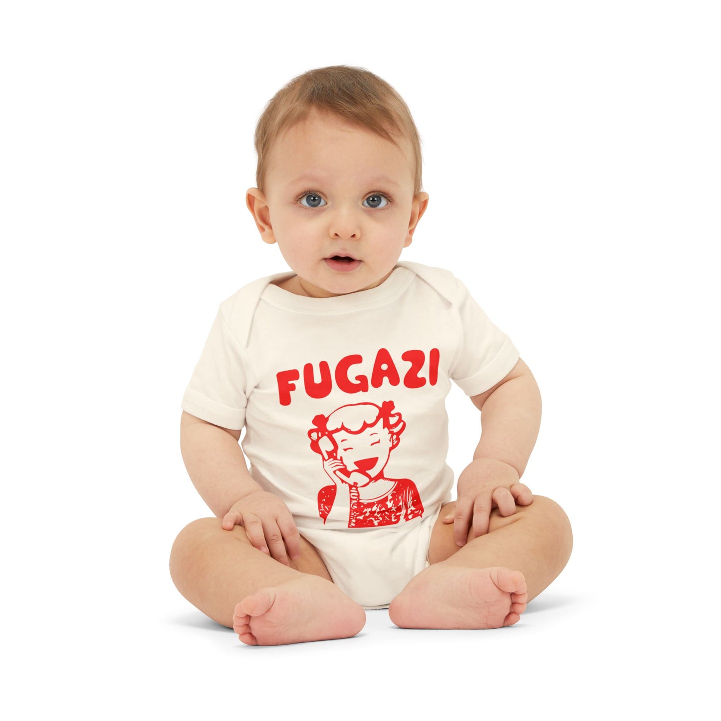 Fugazi Baby Romper Airlume Cotton Infant Onesie