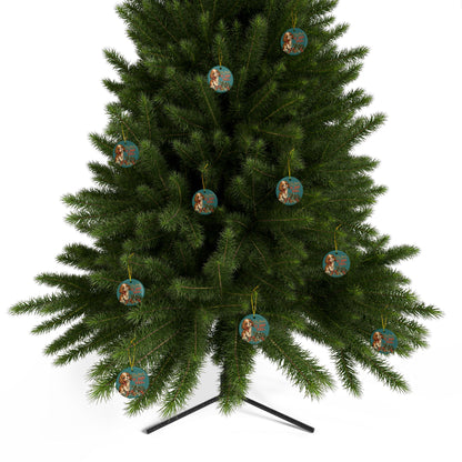 Funny Christmas Puppy Ornament – “Oh, Fuck. It Just Fell.”