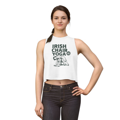 Irish Chair Yoga Womens Crop Tank Top Top