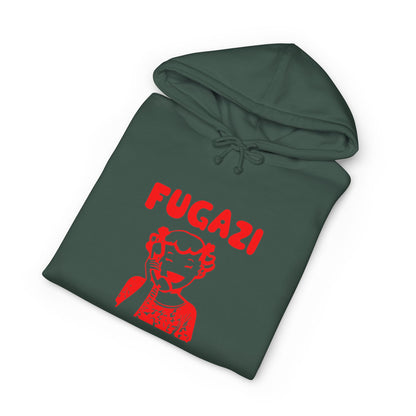 FUGAZI Hoodie – Retro Cartoon Graphic Unisex Heavyweight Hooded Sweatshi