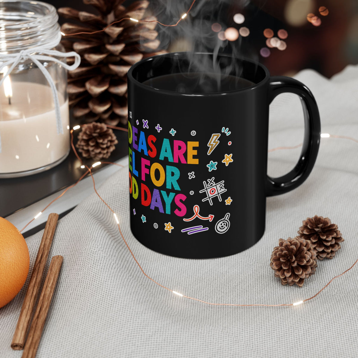 Bad Ideas Coffee Mug | Funny Coworker Gift & Office Mug