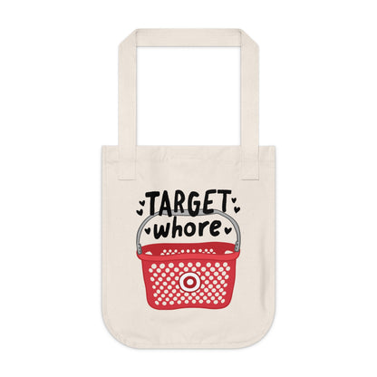 Target Whore Tote Bag, Eco-Friendly Organic Shopping Bag