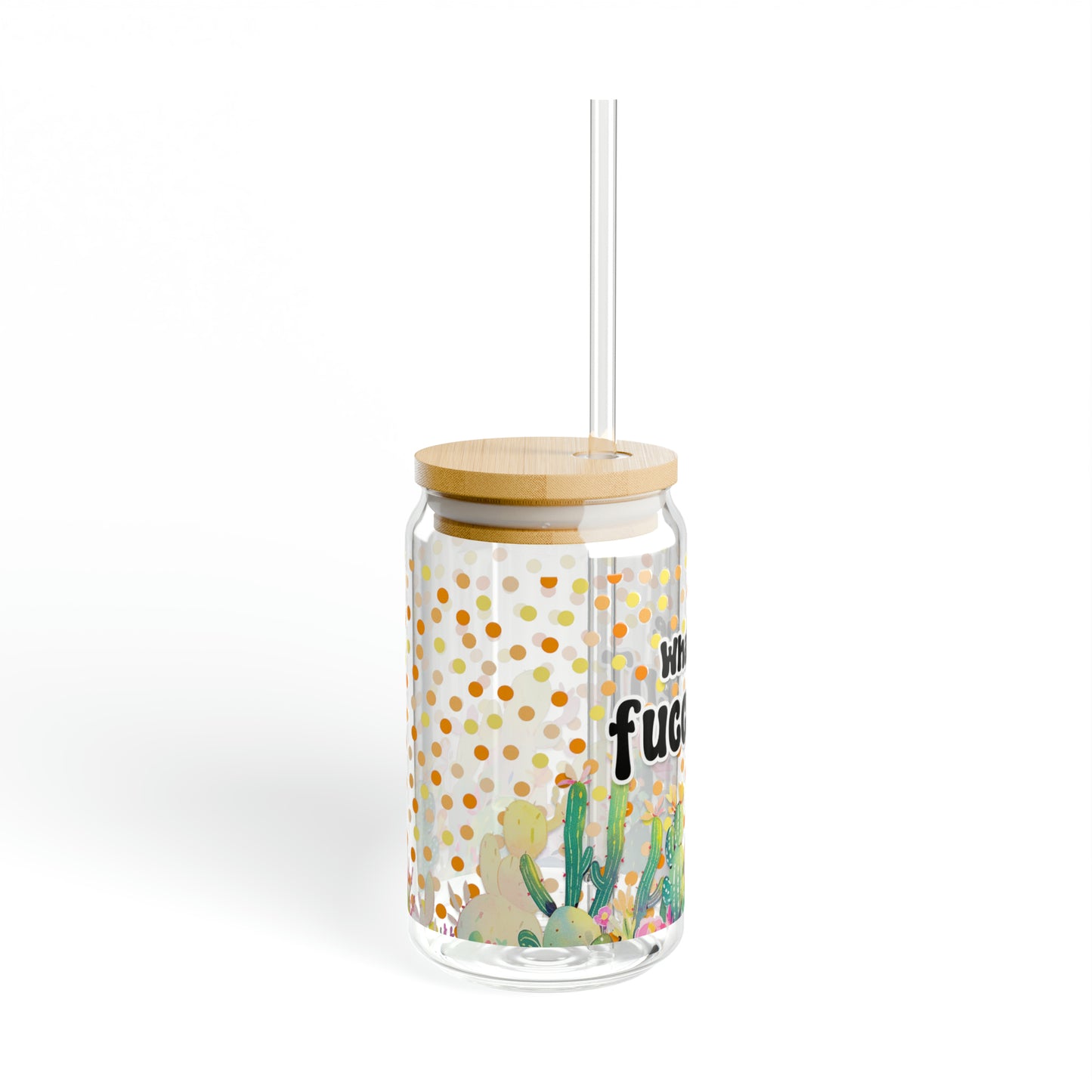 16oz Fucculent Glass: Quirky Plant Lover's Delight | BPA-Free Libby Glassware