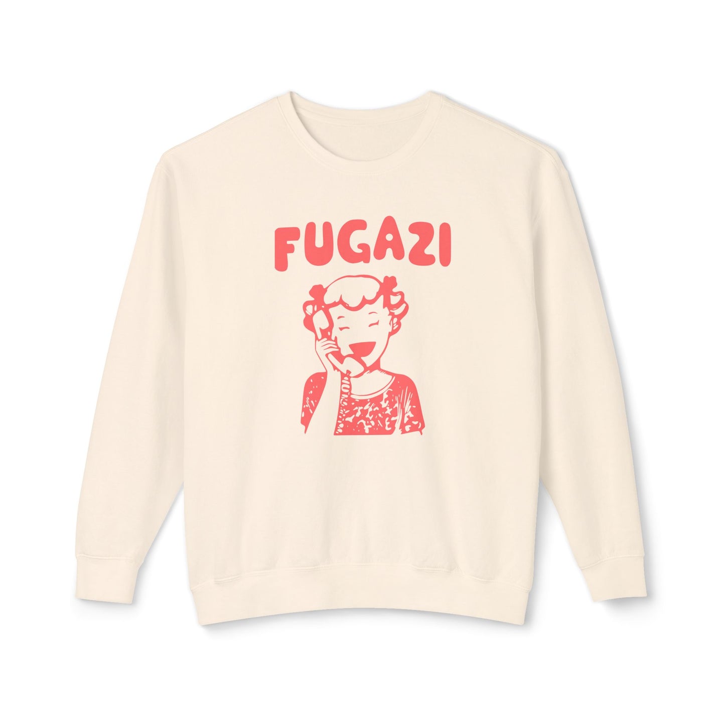 Fugazi Unisex Lightweight Crewneck Sweatshirt – Soft, Sustainable, Relaxed Fit
