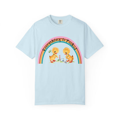 Everything is F*cked Retro Duck T-Shirt | Funny Vintage Comfort Colors Unisex Tee