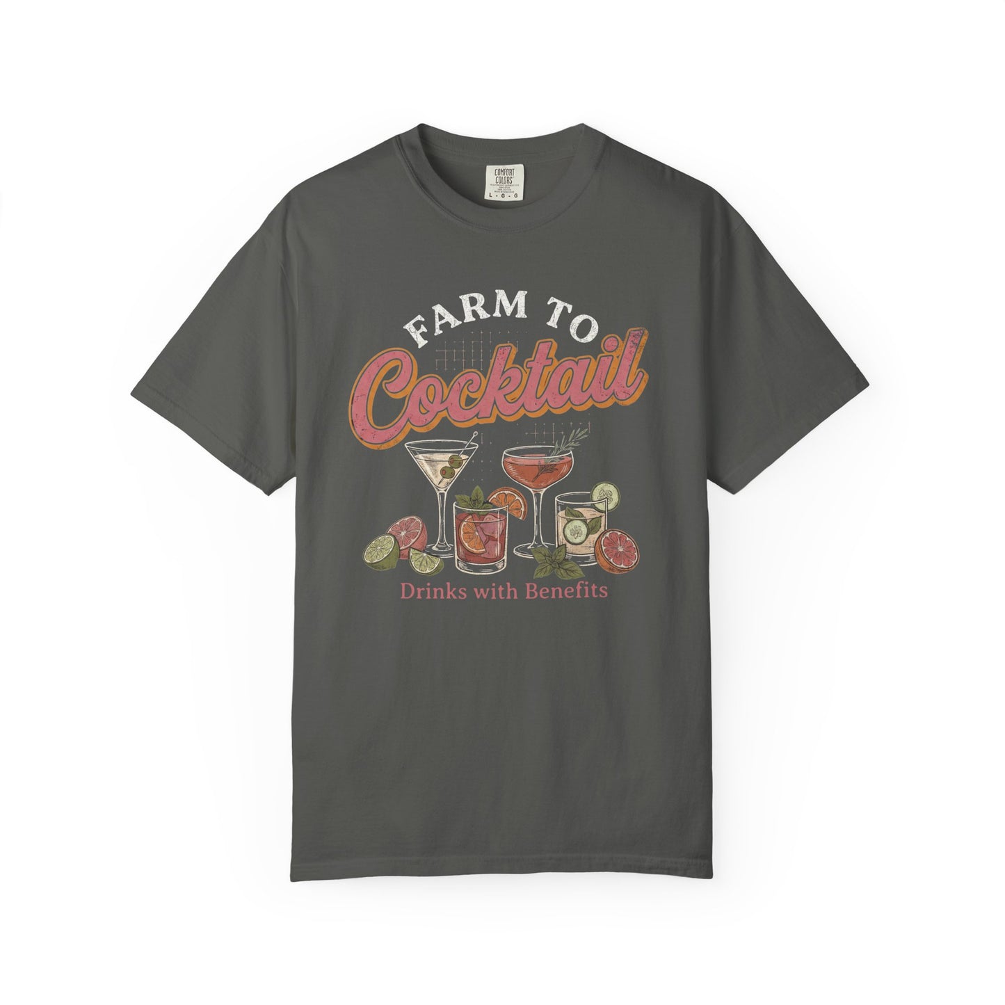 Farm to Cocktail Unisex Garment-Dyed T-shirt