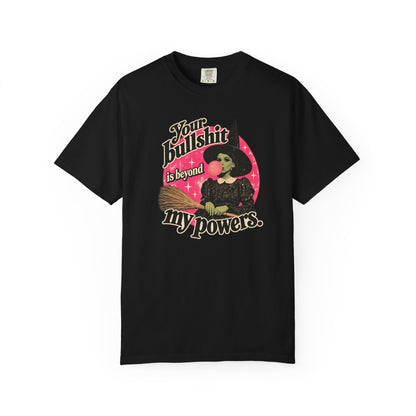 Retro Bubblegum Witch Graphic Tee | Comfort Colors