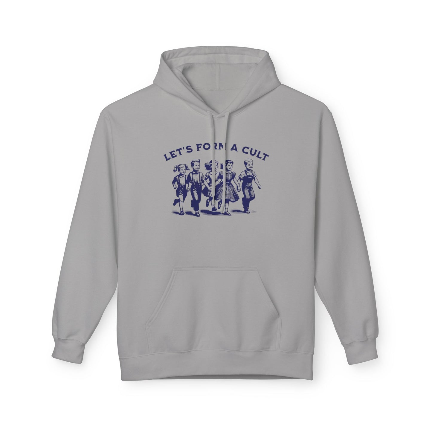 Let's Form a Cult Unisex Hoodie - Playfully Dark Political Humor for Spooky Season