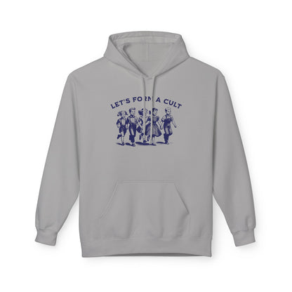 Let's Form a Cult Unisex Hoodie - Playfully Dark Political Humor for Spooky Season