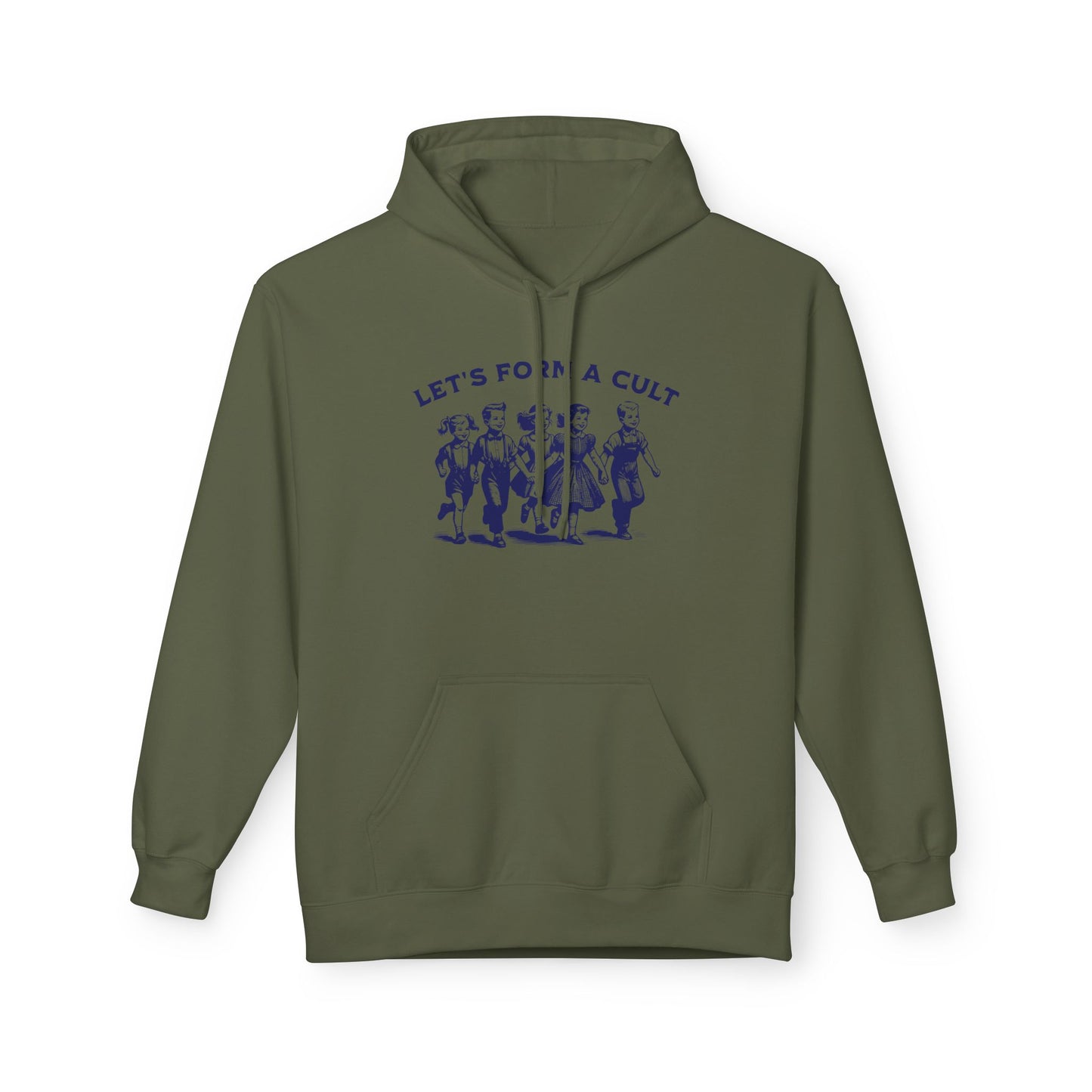 Let's Form a Cult Unisex Hoodie - Playfully Dark Political Humor for Spooky Season