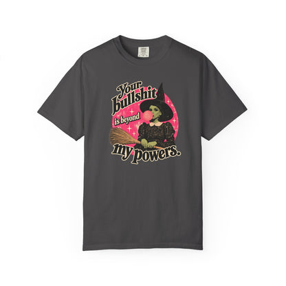 Retro Bubblegum Witch Graphic Tee | Comfort Colors