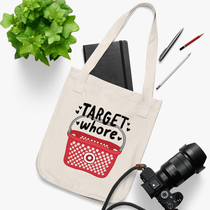 Target Whore Tote Bag, Eco-Friendly Organic Shopping Bag