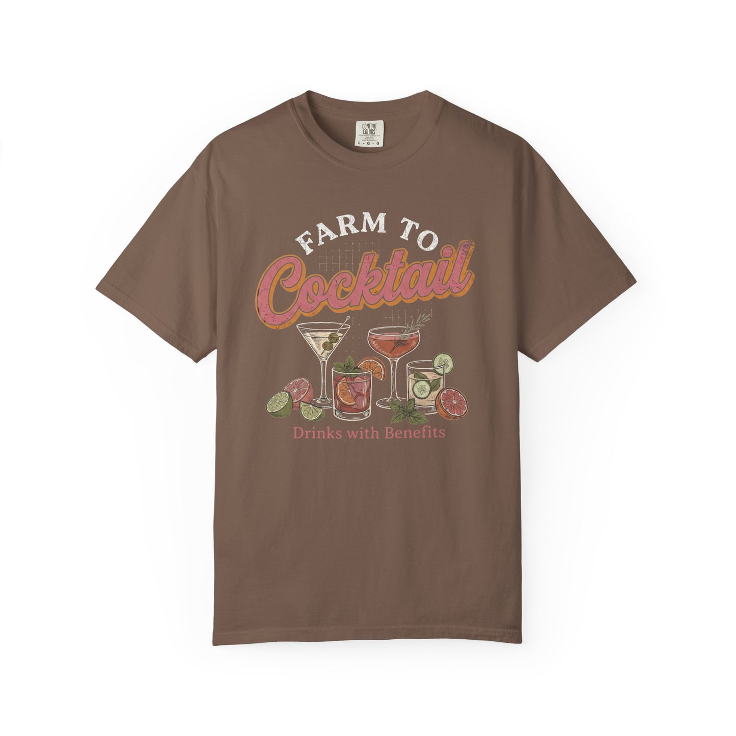 Farm to Cocktail Unisex Garment-Dyed T-shirt