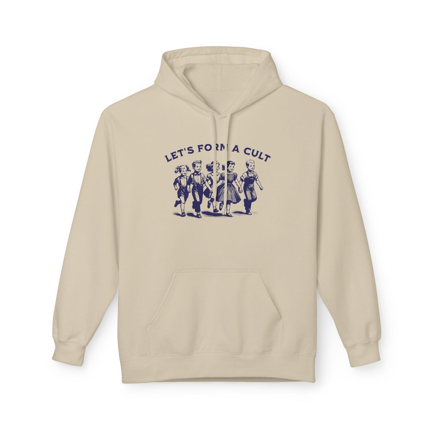 Let's Form a Cult Unisex Hoodie - Playfully Dark Political Humor for Spooky Season