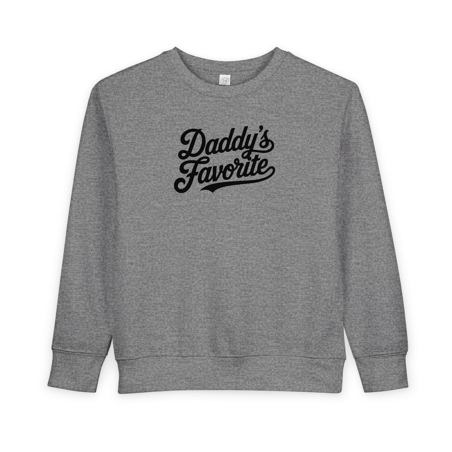 Daddy’s Favorite Toddler Sweatshirt | Cute Cozy Kids Crewneck | Funny Gift for Daddy’s Girl or Boy