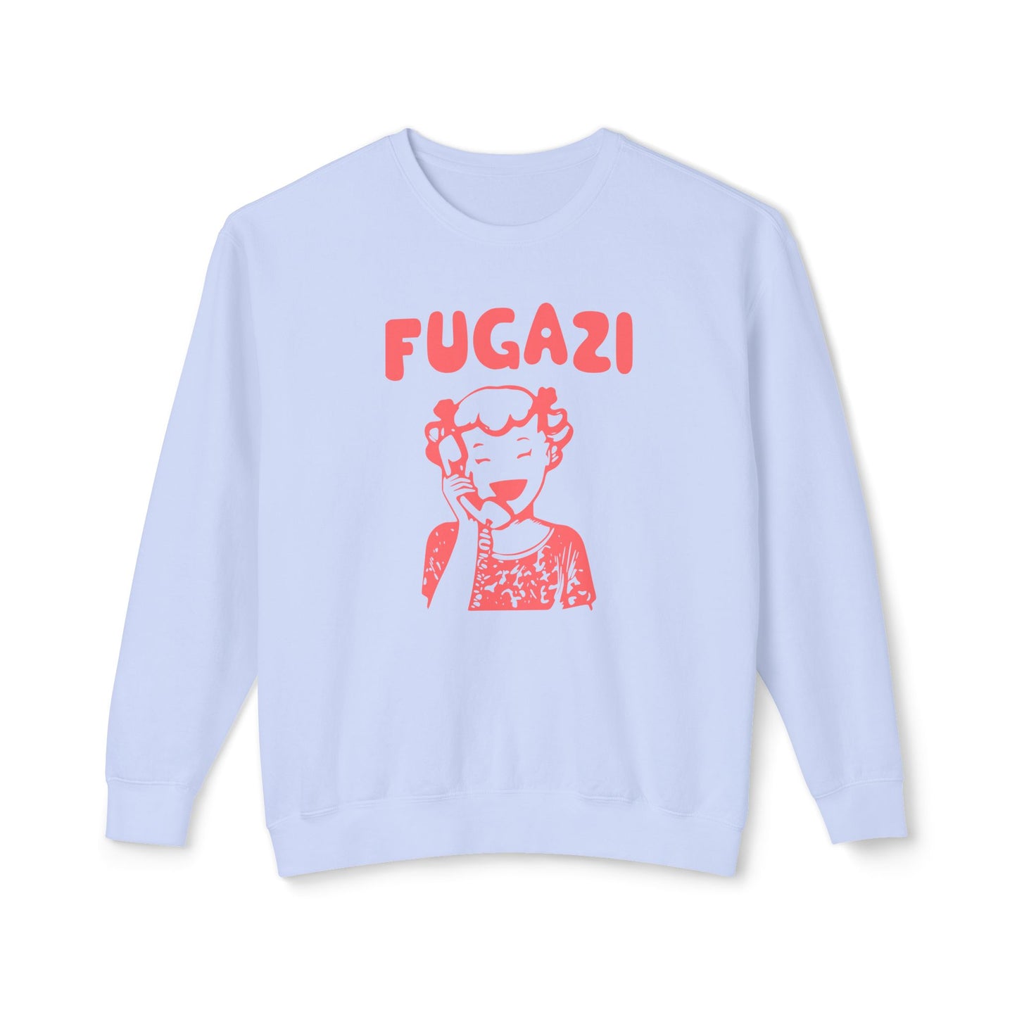 Fugazi Unisex Lightweight Crewneck Sweatshirt – Soft, Sustainable, Relaxed Fit