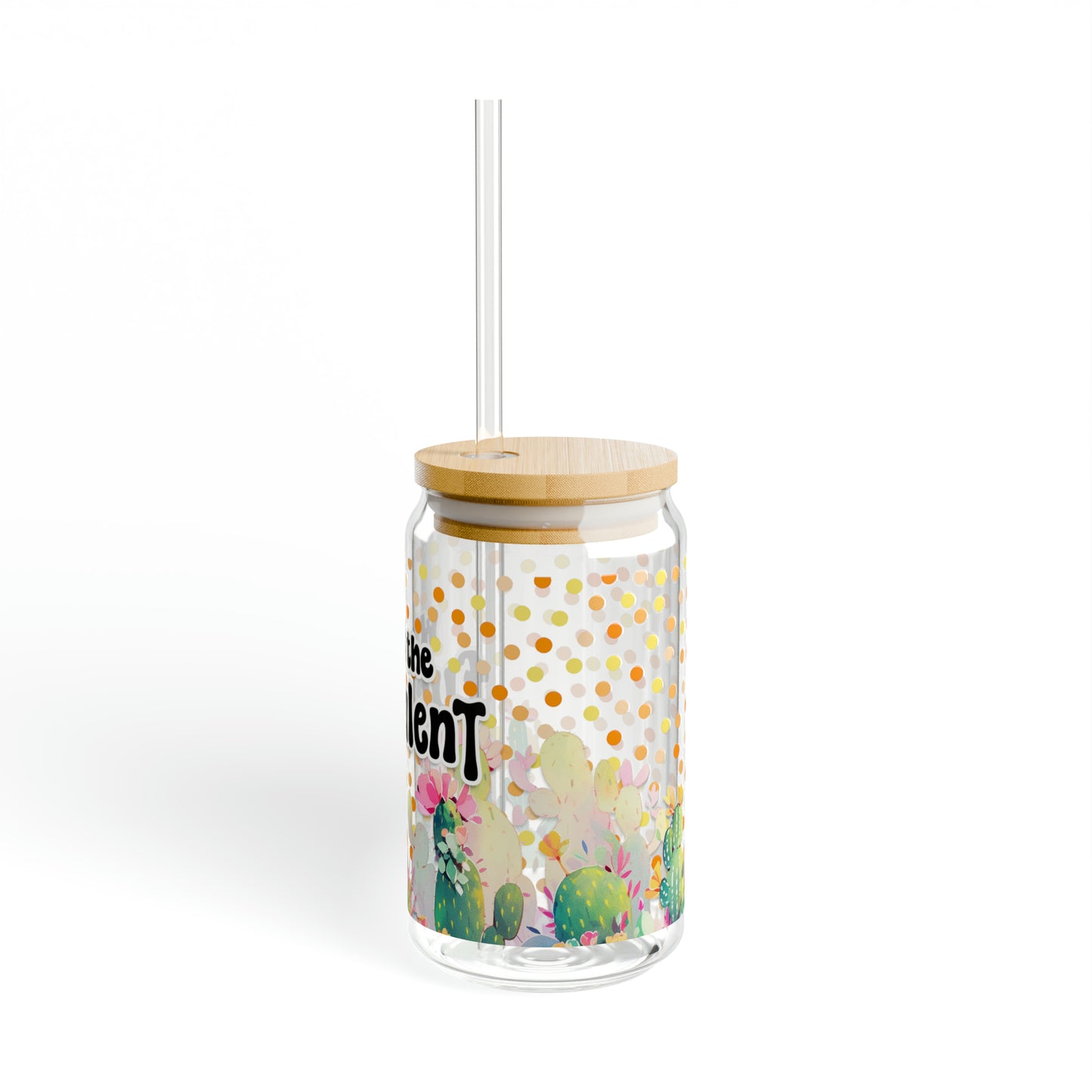16oz Fucculent Glass: Quirky Plant Lover's Delight | BPA-Free Libby Glassware