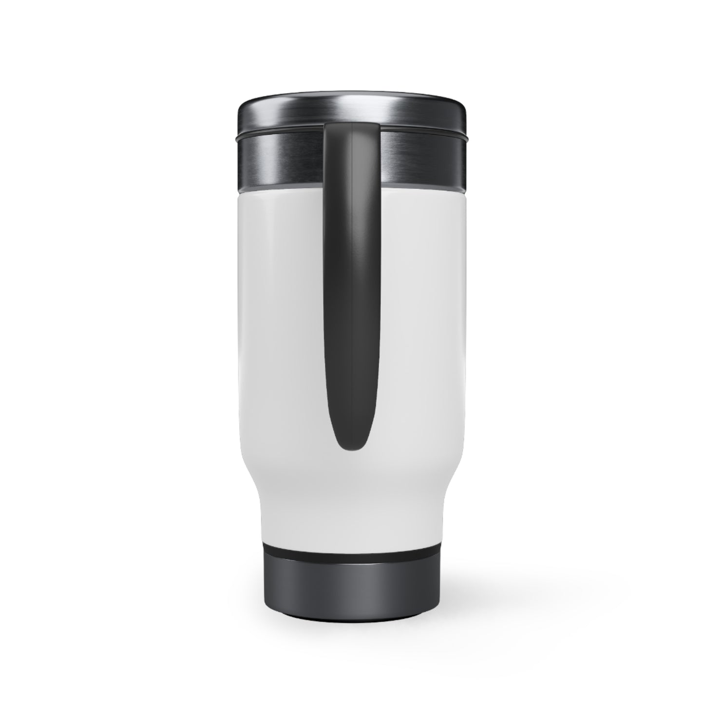 Coffee in My Cup, Weed in My Blunt: Stainless Steel Travel Mug with Handle, 14oz