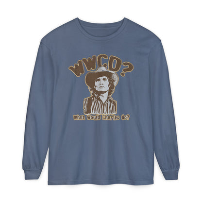 What Would Charles Do Shirt Comfort Colors Long Sleeve Tee