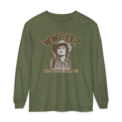 What Would Charles Do Shirt Comfort Colors Long Sleeve Tee