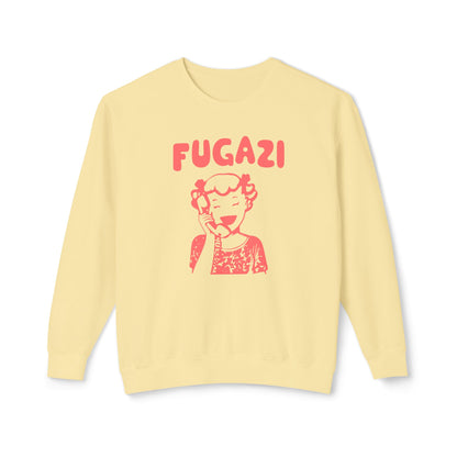 Fugazi Unisex Lightweight Crewneck Sweatshirt – Soft, Sustainable, Relaxed Fit