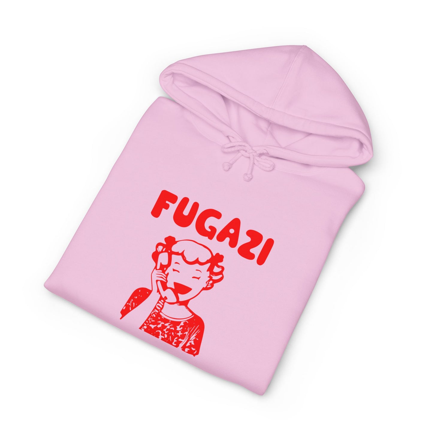 FUGAZI Hoodie – Retro Cartoon Graphic Unisex Heavyweight Hooded Sweatshi