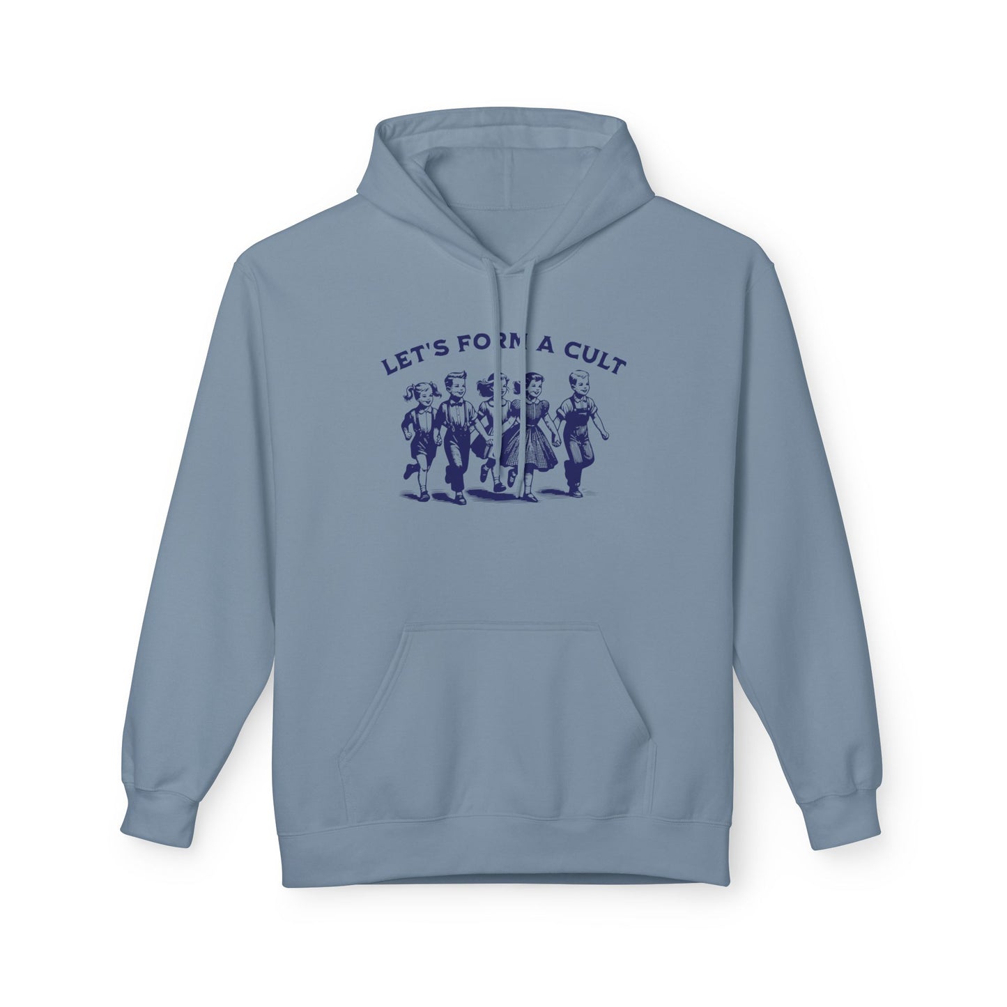 Let's Form a Cult Unisex Hoodie - Playfully Dark Political Humor for Spooky Season