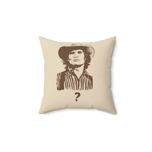 CUSTOM: of WWCD? What Would Charles Do? Western Throw Pillow Funny Vintage-Inspired Home Decor