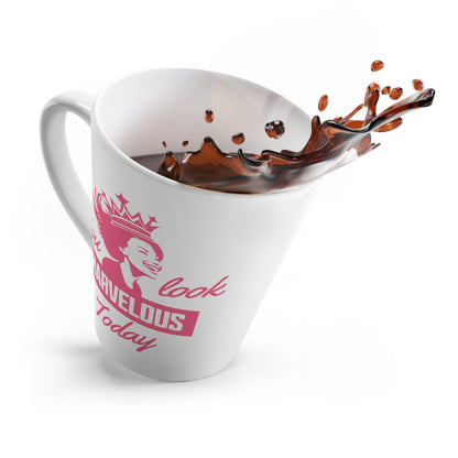 Pink You love Marvelous Today Latte Mug
