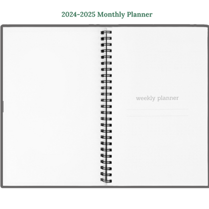 Personalized 2024-2025 Birds & Foliage Planner Hardcover Spiral 8.5 x 11
