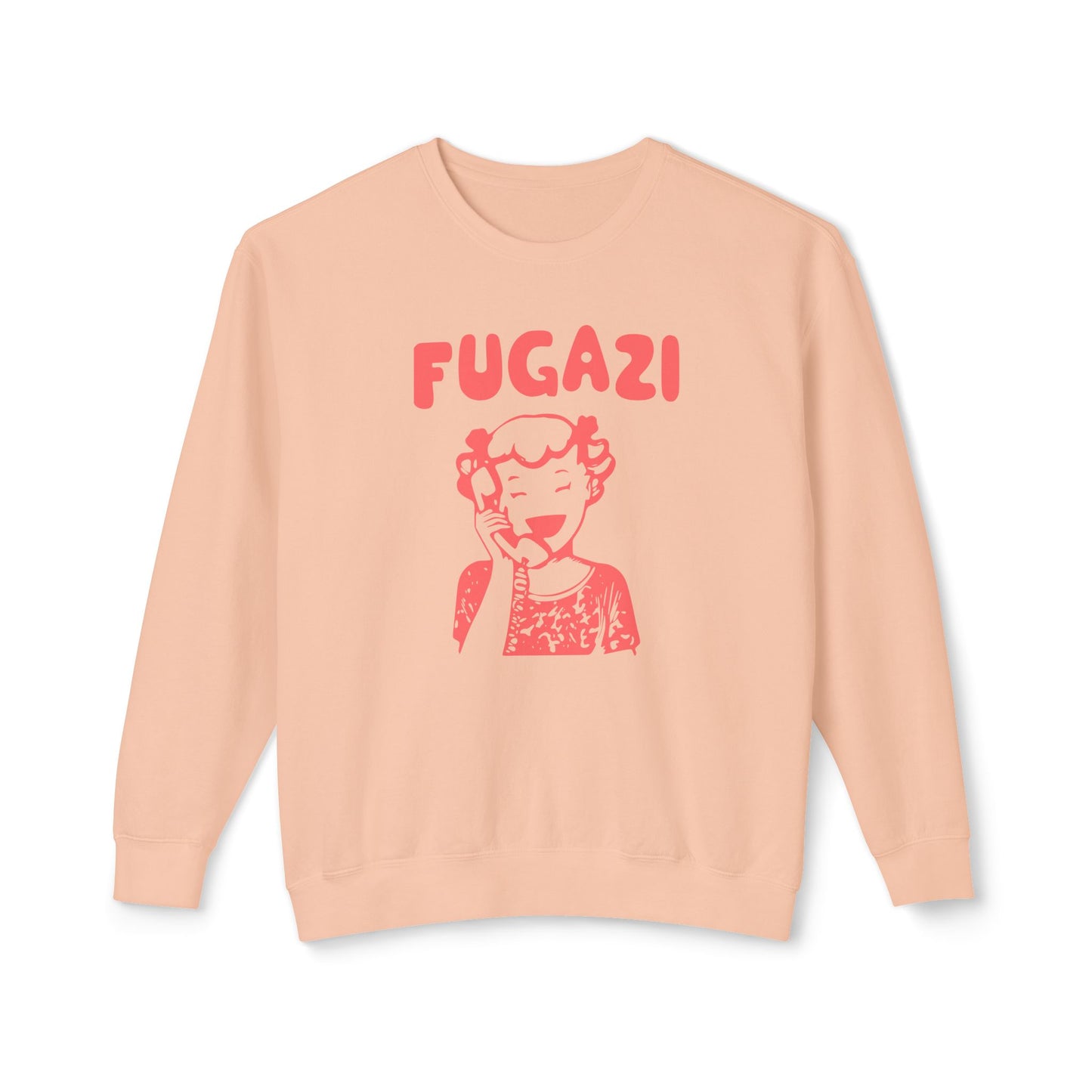 Fugazi Unisex Lightweight Crewneck Sweatshirt – Soft, Sustainable, Relaxed Fit
