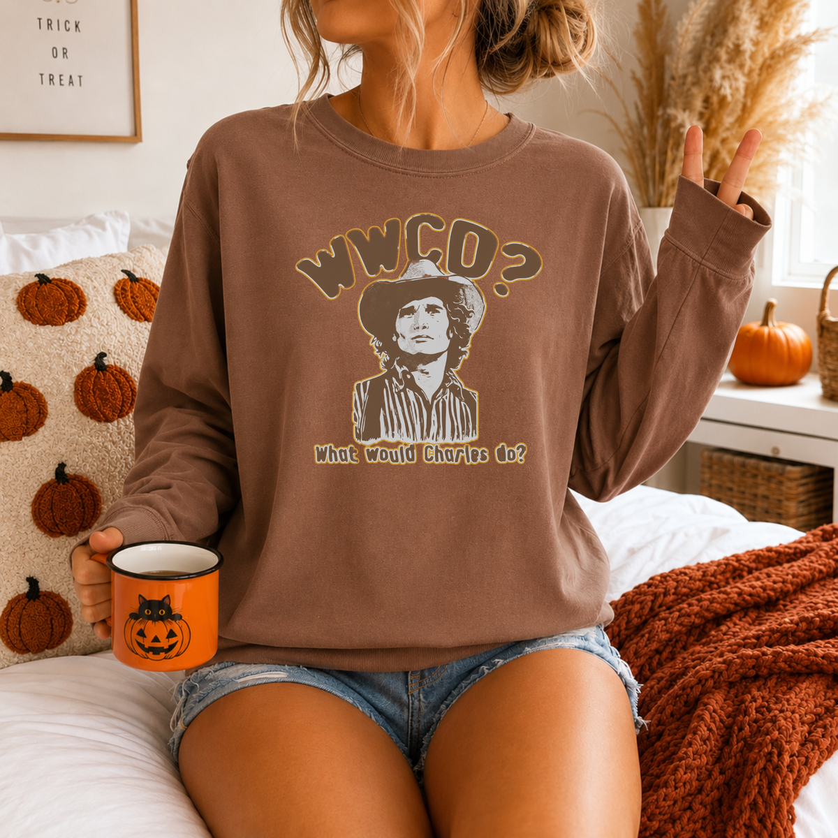 What Would Charles Do Shirt Comfort Colors Long Sleeve Tee