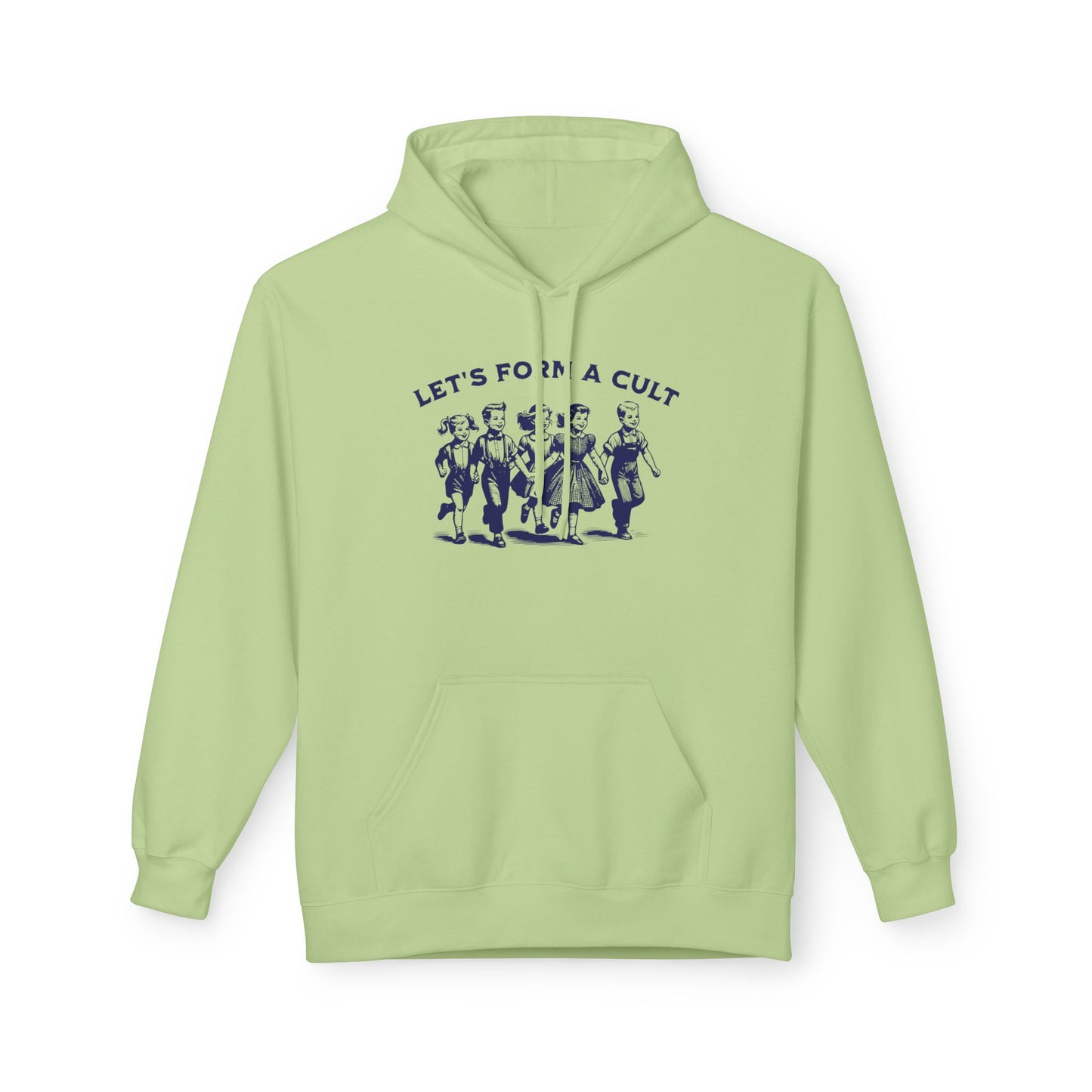 Let's Form a Cult Unisex Hoodie - Playfully Dark Political Humor for Spooky Season
