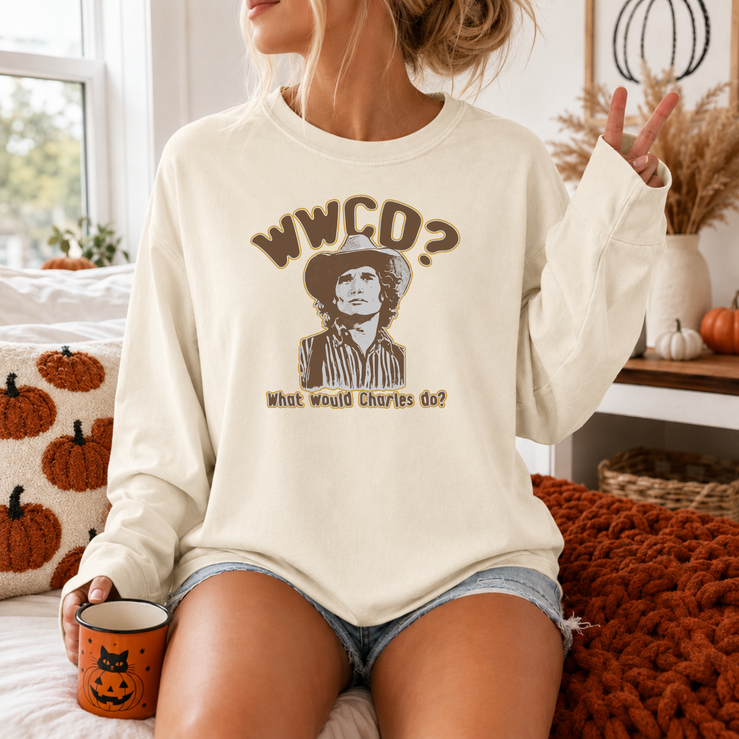 What Would Charles Do Shirt Comfort Colors Long Sleeve Tee