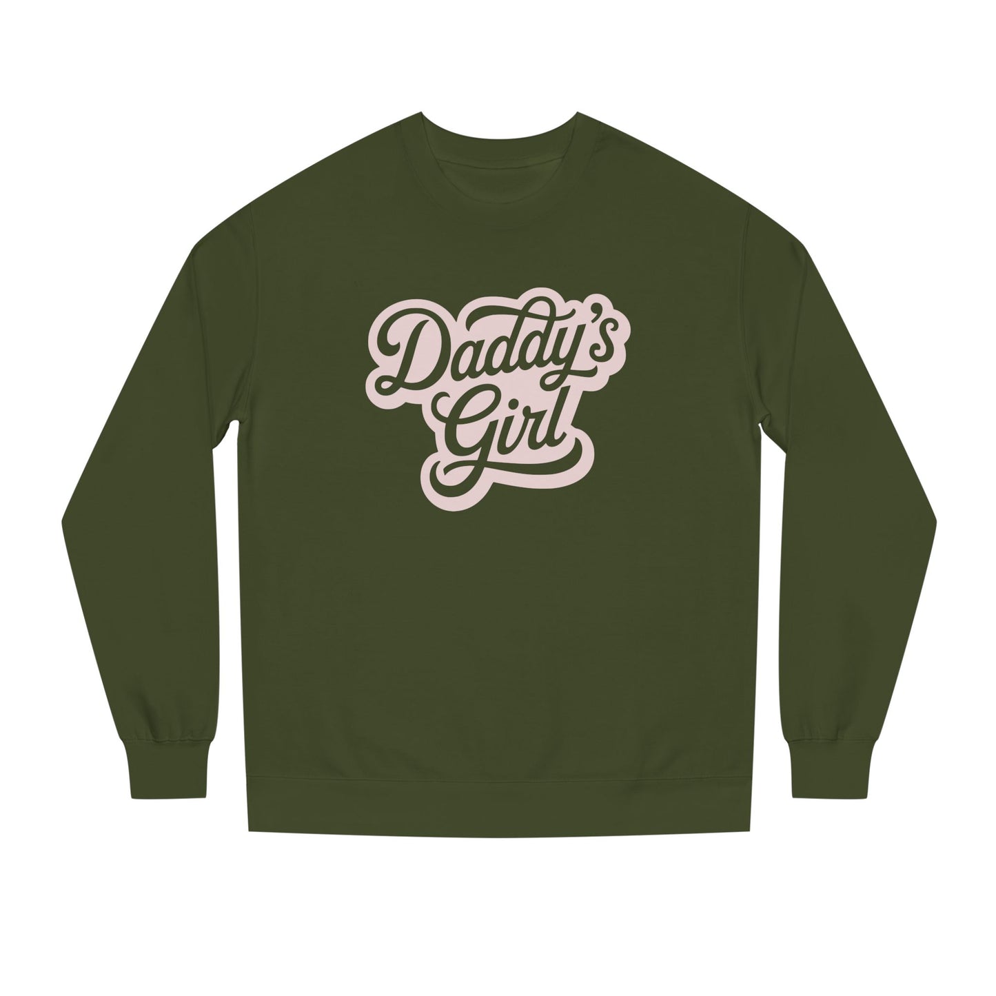 Daddy’s Girl Crewneck Sweatshirt | Independent Trading Co. SS3000 | Cute Cozy Unisex Sweatshirt for Fall & Winter