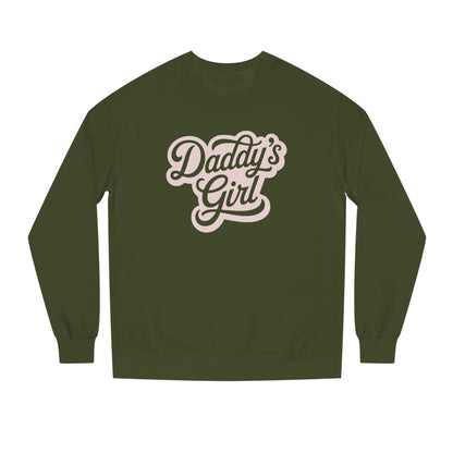 Daddy’s Girl Crewneck Sweatshirt | Independent Trading Co. SS3000 | Cute Cozy Unisex Sweatshirt for Fall & Winter