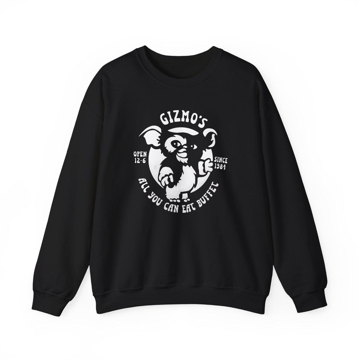 Retro Gizmo's All You Can Eat Buffet Gildan 18000 Unisex Sweatshirt - 6 Colors