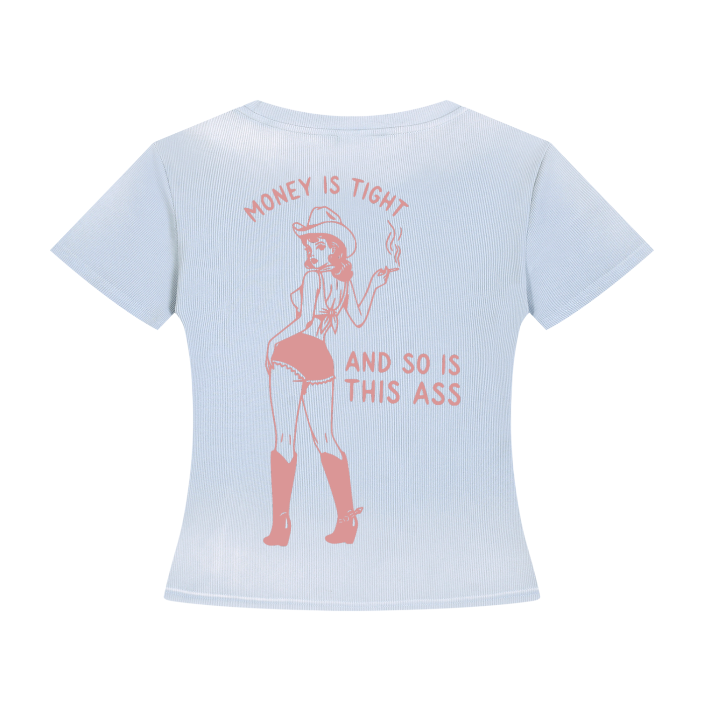 Women’s Sunfade Washed Cowgirl Money Is Tight T-Shirt